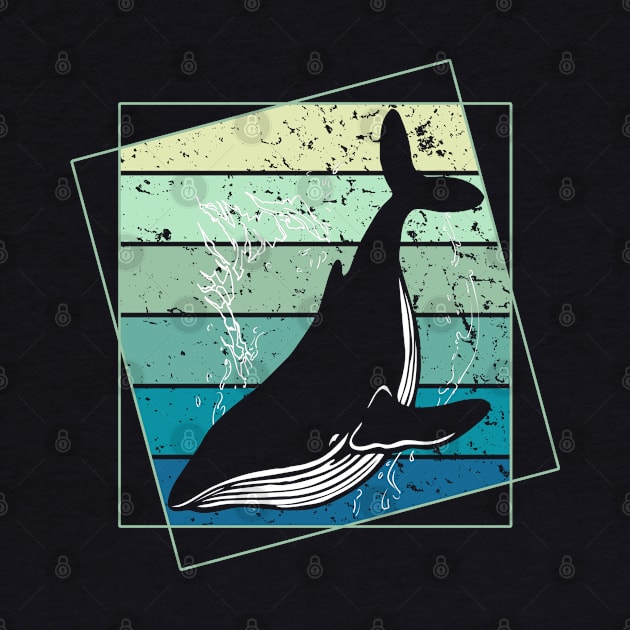 Retro Killer Whale by Happy Shirt